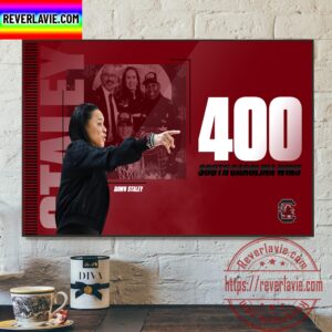 Dawn Staley Head Coach South Carolina Womens Basketball 400 Wins Home Decor Poster Canvas