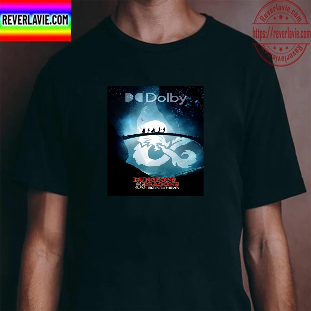 Dungeons And Dragons Honor Among Thieves Dolby Cinema Official Poster Classic T-Shirt Dungeons And Dragons Honor Among Thieves Dolby Cinema Official Poster Classic T-Shirt
