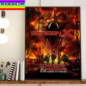 Dungeons And Dragons Honor Among Thieves ScreenX Official Poster Home Decor Poster Canvas
