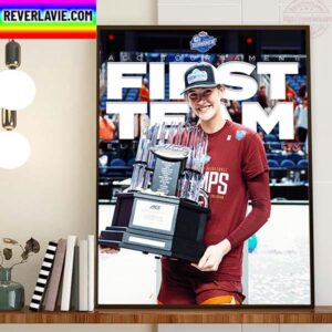 Elizabeth Kitley ACC Tournament First Team With Virginia Tech Womens Basketball Home Decor Poster Canvas