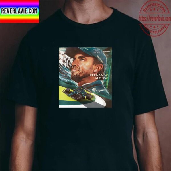 Fernando Alonso 100 F1 Podiums Unisex T-Shirt