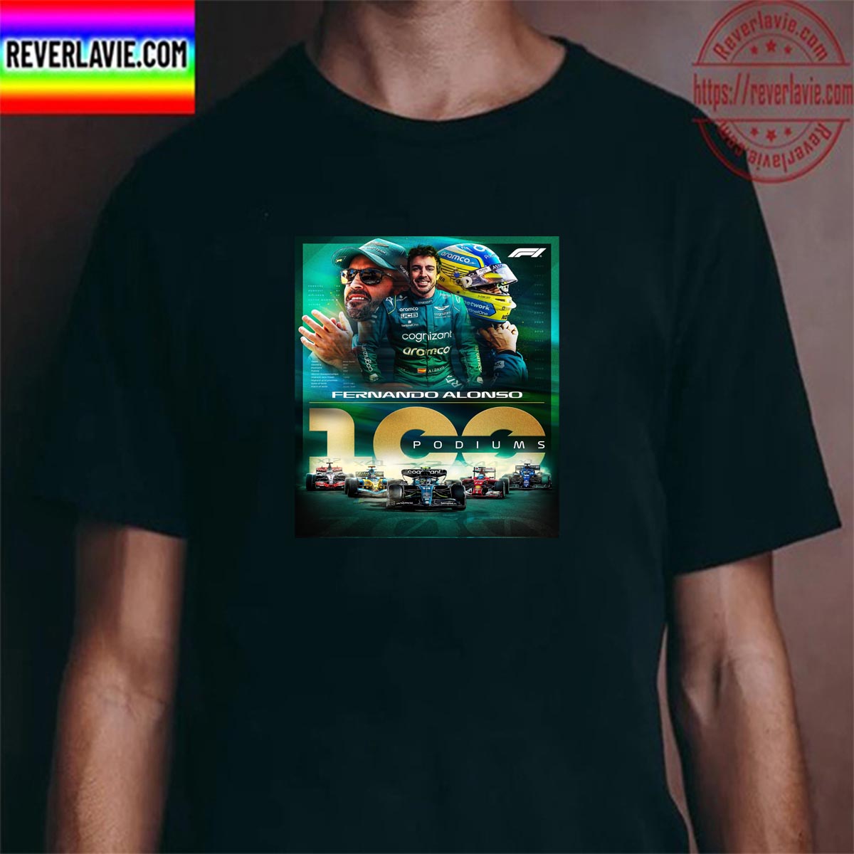 Fernando Alonso 100th Podium Reinstated Unisex T-Shirt Fernando Alonso 100th Podium Reinstated Unisex T-Shirt