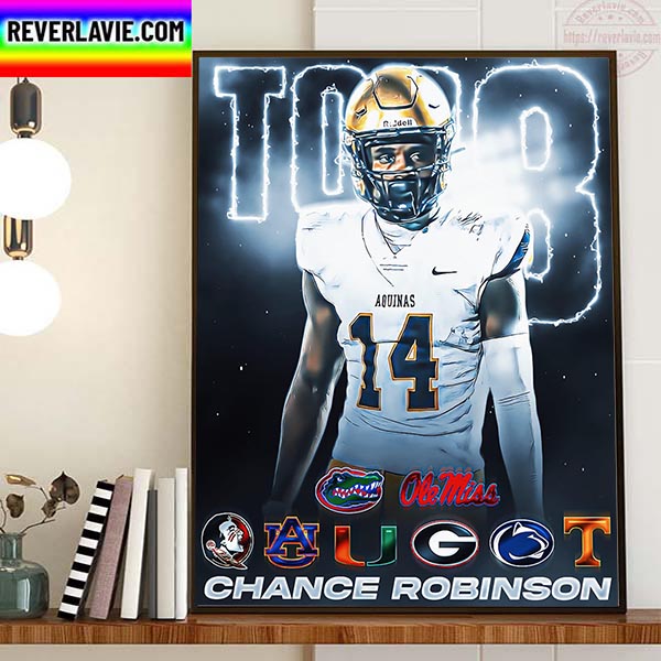 Four Star WR Chance Robinson Is Down To 8 Schools Home Decor Poster Canvas Four Star WR Chance Robinson Is Down To 8 Schools Home Decor Poster Canvas