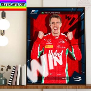 Frederik Vesti F2 Feature Race Win In Jeddah Saudi Arabian GP Home Decor Poster Canvas