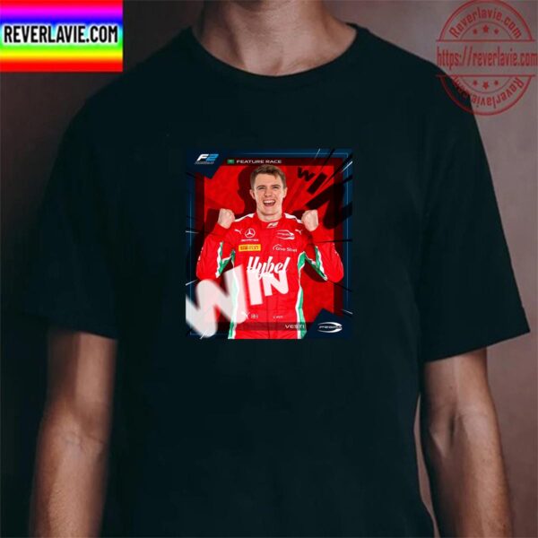 Frederik Vesti F2 Feature Race Win In Jeddah Saudi Arabian GP Unisex T-Shirt