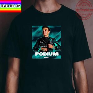 George Russell Podium In Jeddah Saudi Arabian GP F1 Unisex T-Shirt