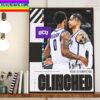 Howard Bison Mens Basketball Are 2023 MEAC Champions Home Decor Poster Canvas