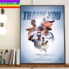 Houston Astros MLB Team Thank You Yuli Gurriel Home Decor Poster Canvas