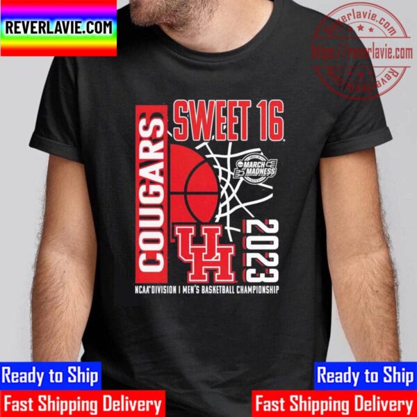 Houston Cougars 2023 NCAA Mens Basketball Tournament March Madness Sweet 16 Unisex T-Shirt