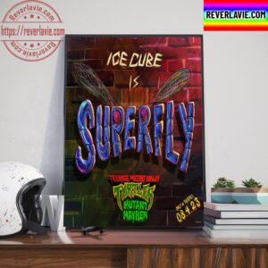 Ice Cube Is Superfly In Teenage Mutant Ninja Turtles Mutant Mayhem Home Decor Poster Canvas