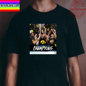 Iowa Hawkeyes Womens Basketball 2023 BIG Ten Womens Basketball Tournament Champions Unisex T-Shirt