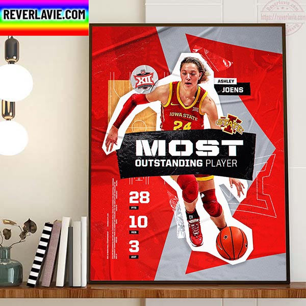 Iowa State Athletics Ashley Joens Is 2023 Big 12 Conference MOP Home Decor Poster Canvas Iowa State Athletics Ashley Joens Is 2023 Big 12 Conference MOP Home Decor Poster Canvas