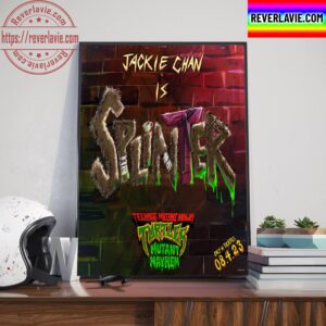 Jackie Chan Is Splinter In Teenage Mutant Ninja Turtles Mutant Mayhem Home Decor Poster Canvas