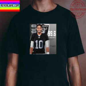 Jimmy Garoppolo Passer RTG 6th Highest In NFL History With Las Vegas Raiders Classic T-Shirt