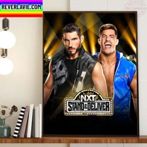 Johnny Gargano Vs Grayson Waller At WWE NXT Stand And Deliver Home Decor Poster Canvas