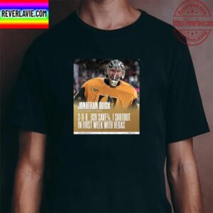 Jonathan Quick Since Trade To Vegas Golden Knights In NHL Classic T-Shirt