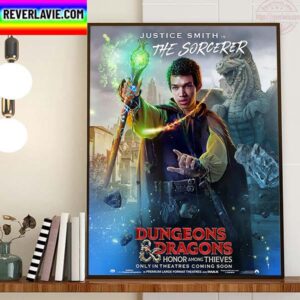 Justice Smith Is The Sorcerer In Dungeons And Dragons Honor Among Thieves Home Decor Poster Canvas