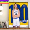 Kallie Theisen 100 Career Blocks With South Dakota State Jackrabbits Womens Basketball Home Decor Poster Canvas
