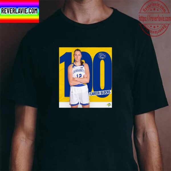 Kallie Theisen 100 Career Blocks With South Dakota State Jackrabbits Womens Basketball Unisex T-Shirt