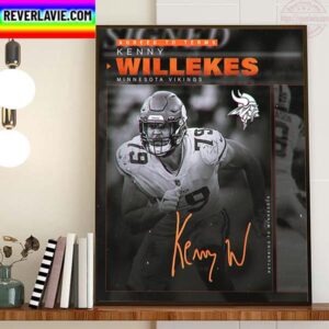 Kenny Willekes Comeback With The Minnesota Vikings In NFL Home Decor Poster Canvas