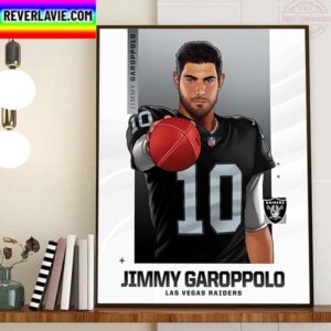 Las Vegas Raiders Signing QB Jimmy Garoppolo Home Decor Poster Canvas