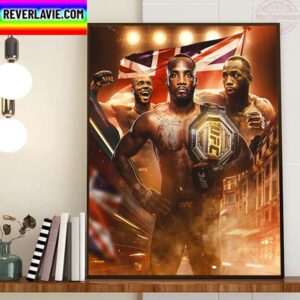 Leon Edwards Remains The UFC World Welterweight Champion In UFC 286 Home Decor Poster Canvas