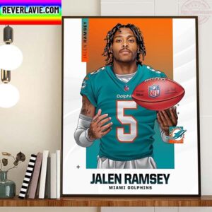 Los Angeles Rams Trading Star CB Jalen Ramsey To Miami Dolphins NFL Home Decor Poster Canvas