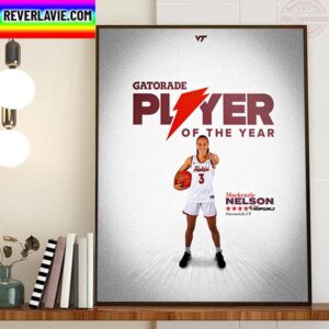 Mackenzie Nelson Is Connecticut Gatorade Player Of The Year Of Virginia Tech Womens Basketball Home Decor Poster Canvas