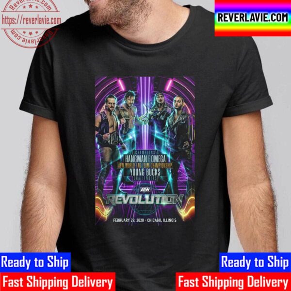 Matchup Monday Hangman Adam Page And Kenny Omega Vs The Young Bucks Revolution 2020 Event Unisex T-Shirt
