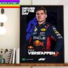 Max Verstappen Is Driver Of The Day In Saudi Arabian GP F1 Home Decor Poster Canvas