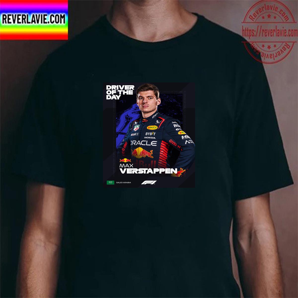 Max Verstappen Is F1 Driver Of The Day In Jeddah Saudi Arabian GP Unisex T-Shirt Max Verstappen Is F1 Driver Of The Day In Jeddah Saudi Arabian GP Unisex T-Shirt