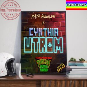 Maya Rudolph Is Cynthia Utrom In Teenage Mutant Ninja Turtles Mutant Mayhem Home Decor Poster Canvas