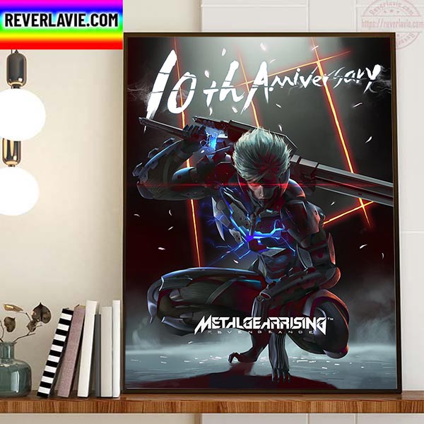 Metal Gear Rising Revengeance For 10th Anniversary Home Decor Poster Canvas Metal Gear Rising Revengeance For 10th Anniversary Home Decor Poster Canvas