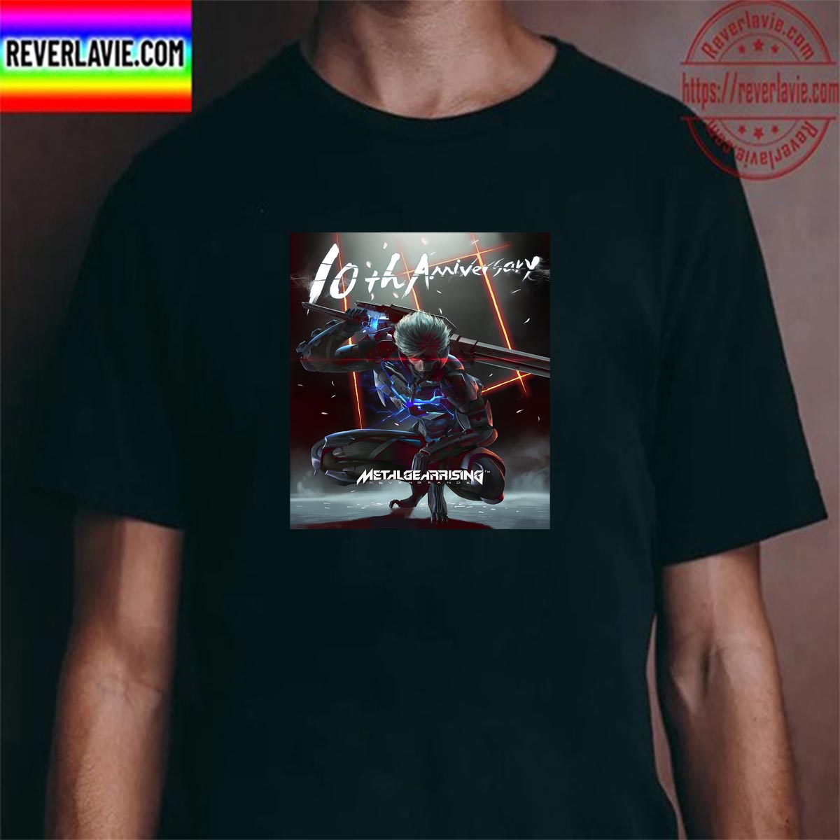 Metal Gear Rising Revengeance For 10th Anniversary Unisex T-Shirt Metal Gear Rising Revengeance For 10th Anniversary Unisex T-Shirt