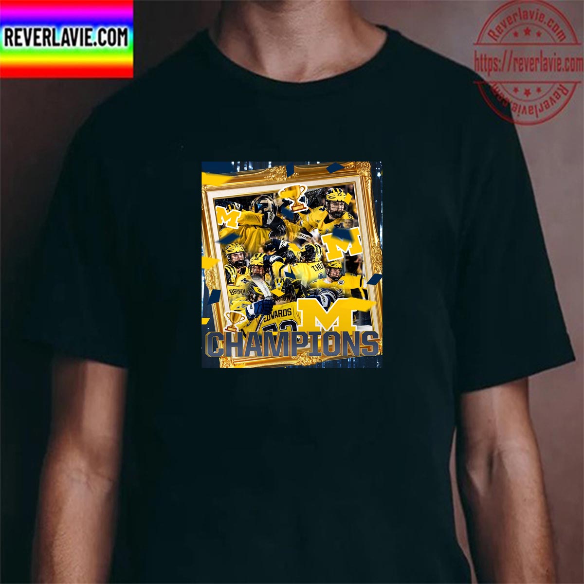 Michigan Hockey Are Big Ten Hockey Tournament Champions Unisex T-Shirt Michigan Hockey Are Big Ten Hockey Tournament Champions Unisex T-Shirt