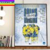 Michigan Hockey Are Big Ten Hockey Tournament Champions Home Decor Poster Canvas