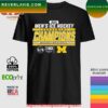 Michigan Wolverines Big Men’s Hockey 2023 Tournament Champions Michigan T-shirt