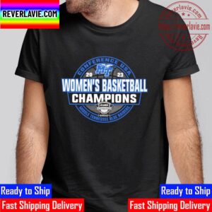 Middle Tennessee State Blue Raiders 2023 C-USA Womens Basketball Conference Tournament Champions Unisex T-Shirt