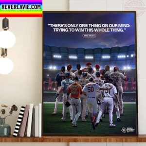 Mike Trout Team USA Quote In 2023 World Baseball Classic Home Decor Poster Canvas
