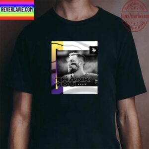 Minnesota Vikings Thank You For Everything Adam Thielen Unisex T-Shirt