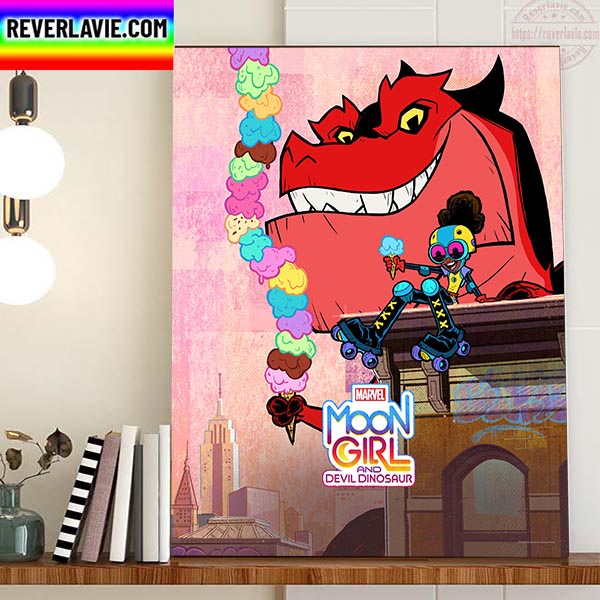 Moon Girl And Devil Dinosaur Of Marvel New Poster Home Decor Poster Canvas Moon Girl And Devil Dinosaur Of Marvel New Poster Home Decor Poster Canvas