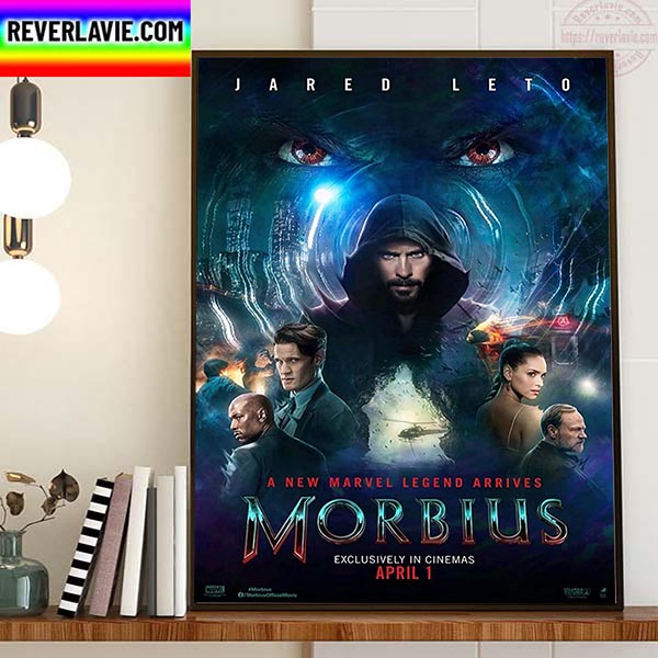 Morbius Official Poster Home Decor Poster Canvas Morbius Official Poster Home Decor Poster Canvas