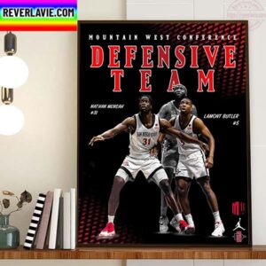 Mountain West Conference Defensive Team Home Decor Poster Canvas