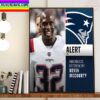 New England Patriots Thank You And Congratulations To Devin McCourty Home Decor Poster Canvas