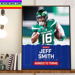 New York Giants Agreed To Terms With WR Jeff Smith Home Decor Poster Canvas
