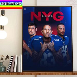 New York Giants Offseason For Big Blue In NFL Home Decor Poster Canvas