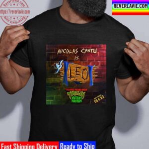 Nicolas Cantu Is Leonardo In Teenage Mutant Ninja Turtles Mutant Mayhem Unisex T-Shirt