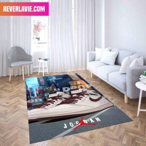 Nike A Ma Maniere x Air Jordan 1 High OG Airness Sneaker Rug Home Decor