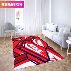 Nike Box Design Sneaker Rug Home Decor