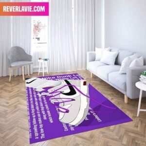 Nike Dunk Low Off-White Lot 28 Sneaker Rug Home Decor